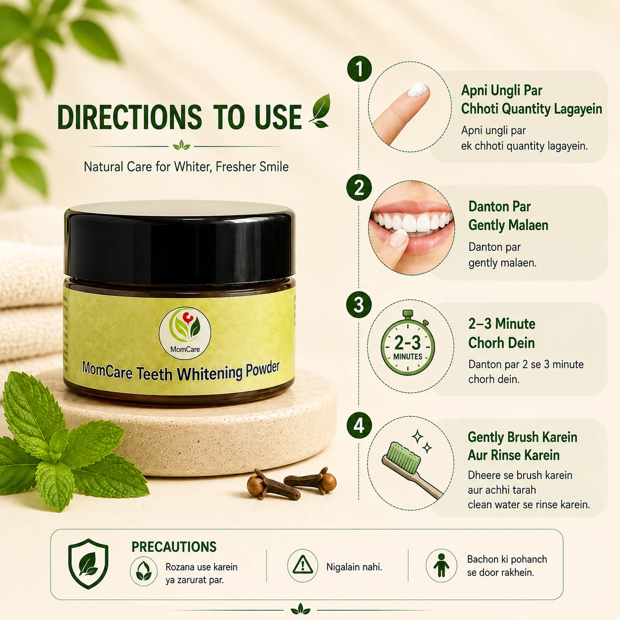 MomCare Teeth Whitening Powder - Image 3