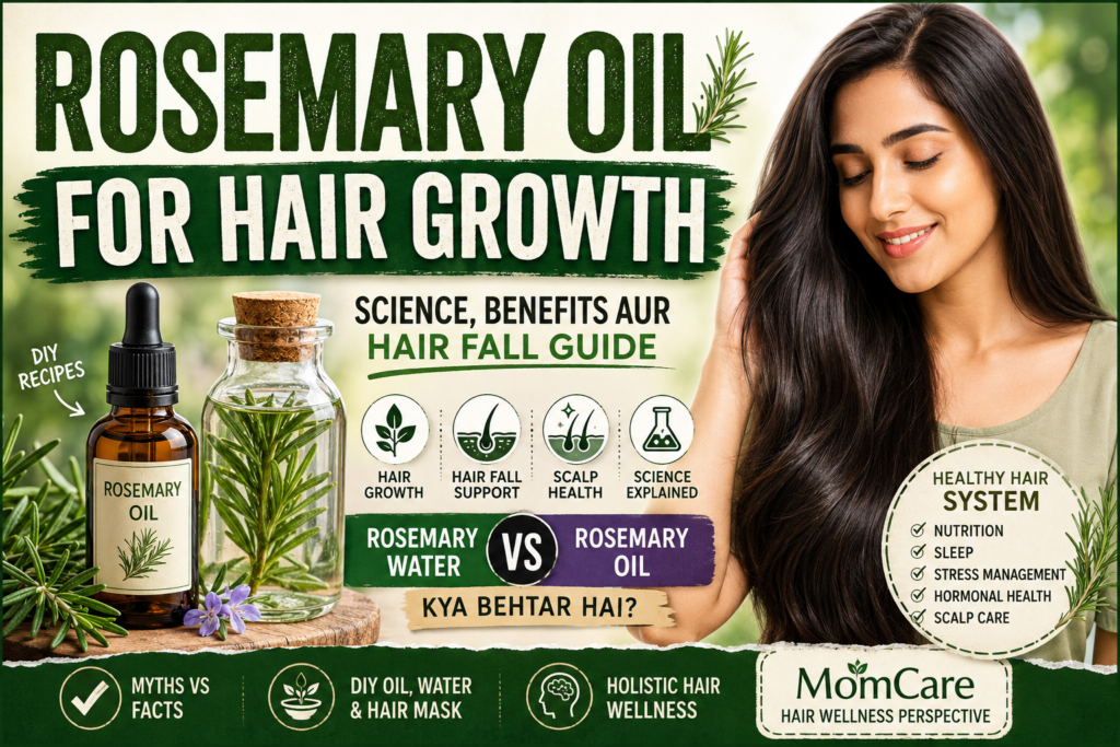 Rosemary Oil For Hair Growth – Science, Benefits Aur Hair Wellness Guide