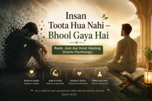 Insan Toota Hua Nahi β Bhool Gaya Hai | Rooh, Jism Aur Inner Healing (Islamic Psychology)